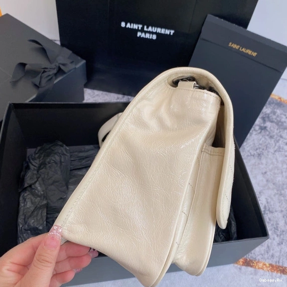 YSL LEATHER-28*20*8CM NIKI MEDIUM IN VINTAGE 0707